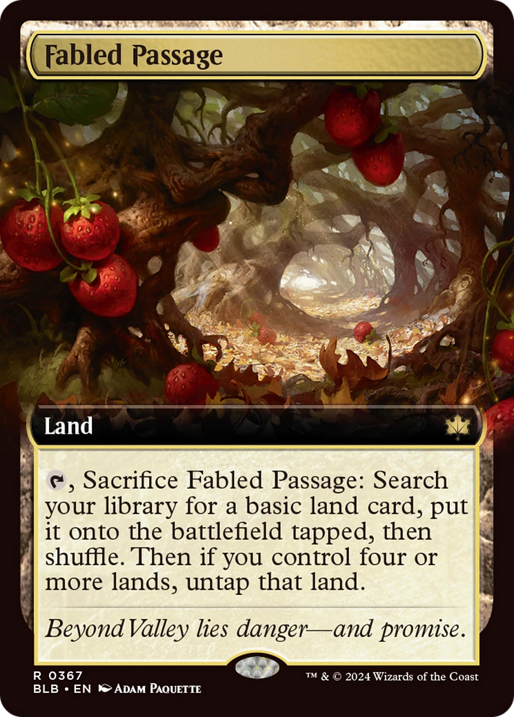 Fabled Passage (Extended Art) [Bloomburrow] | Devastation Store