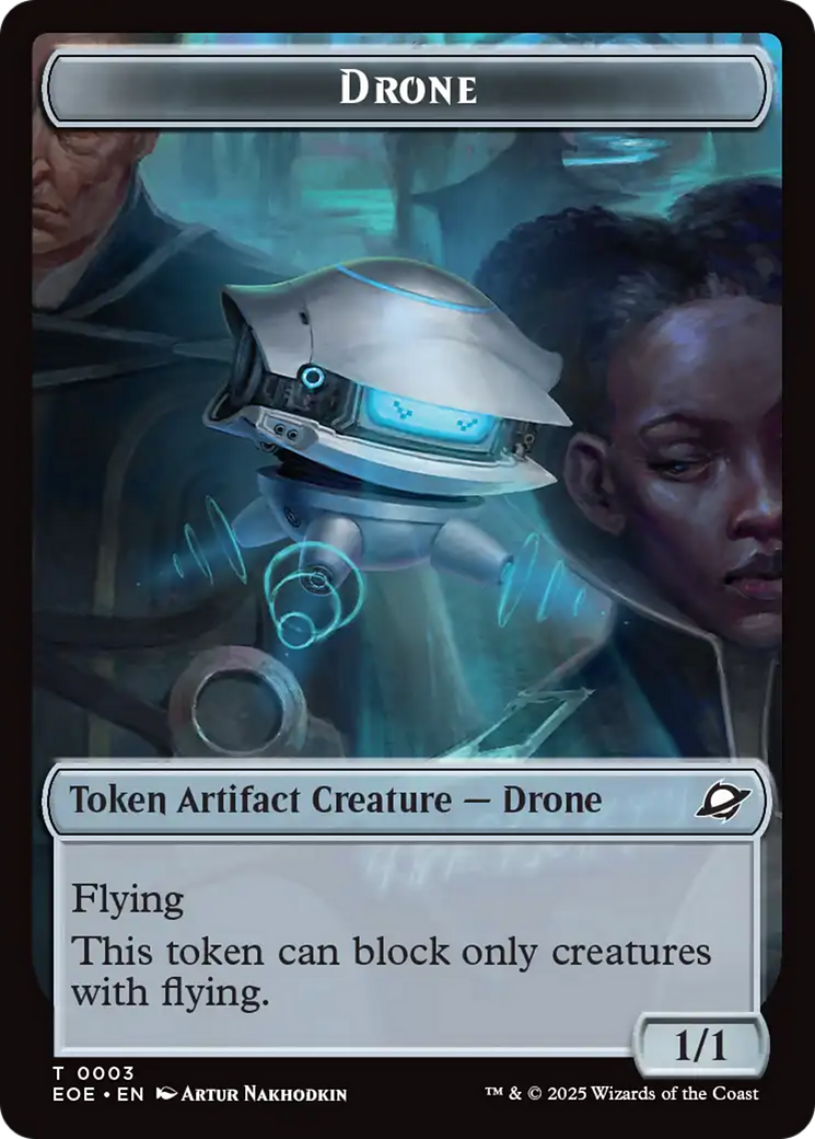 Robot // Drone Double-Sided Token [Edge of Eternities Tokens] | Devastation Store