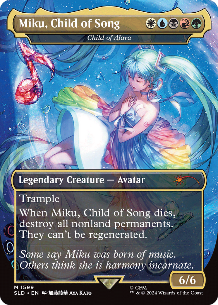Miku, Child of Song - Child of Alara [Secret Lair Drop Series] | Devastation Store