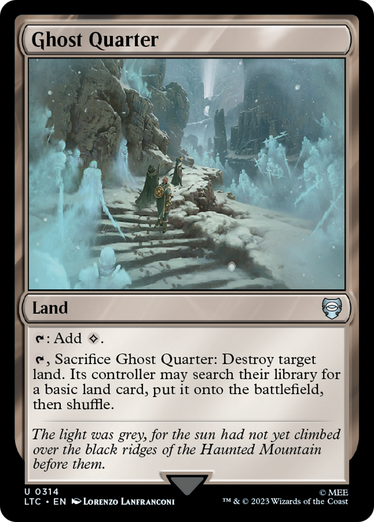 Ghost Quarter [The Lord of the Rings: Tales of Middle-Earth Commander] | Devastation Store