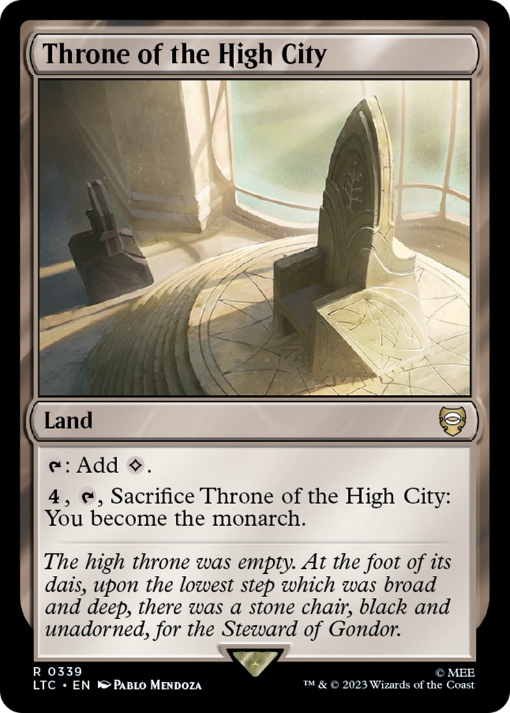 Throne of the High City [The Lord of the Rings: Tales of Middle-Earth Commander] | Devastation Store