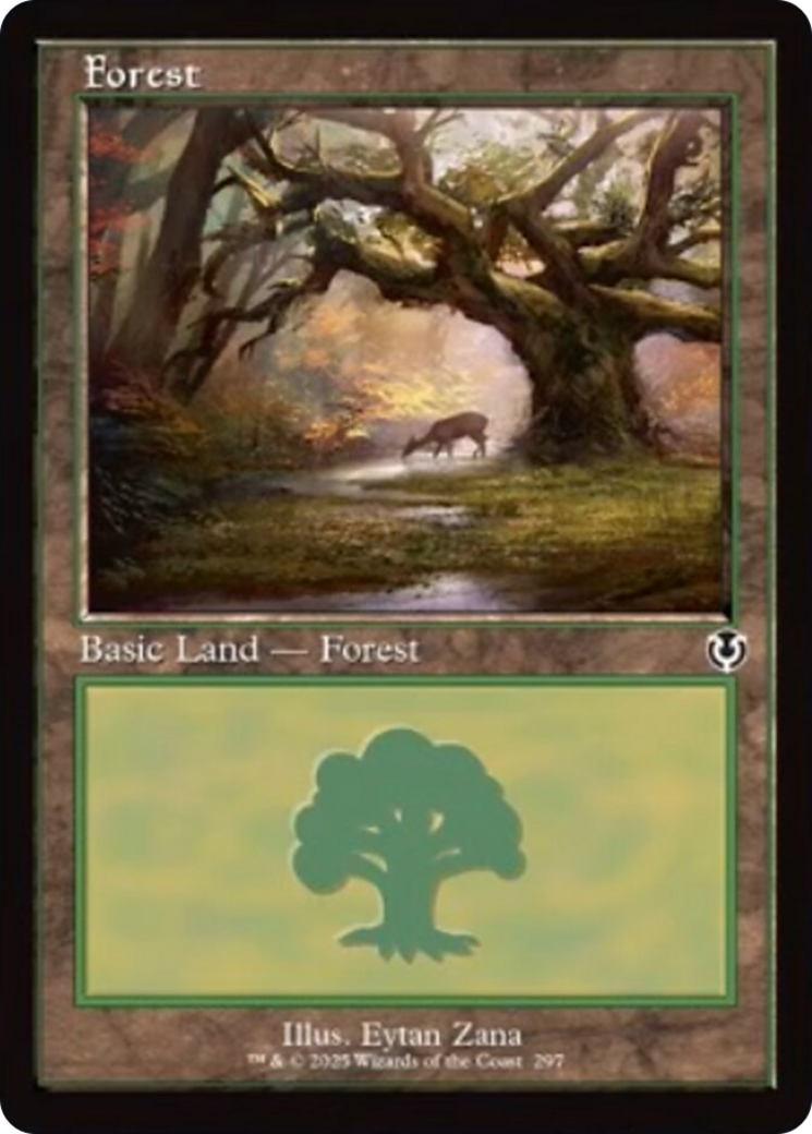 Forest (297) (Retro Frame) [Innistrad Remastered] | Devastation Store