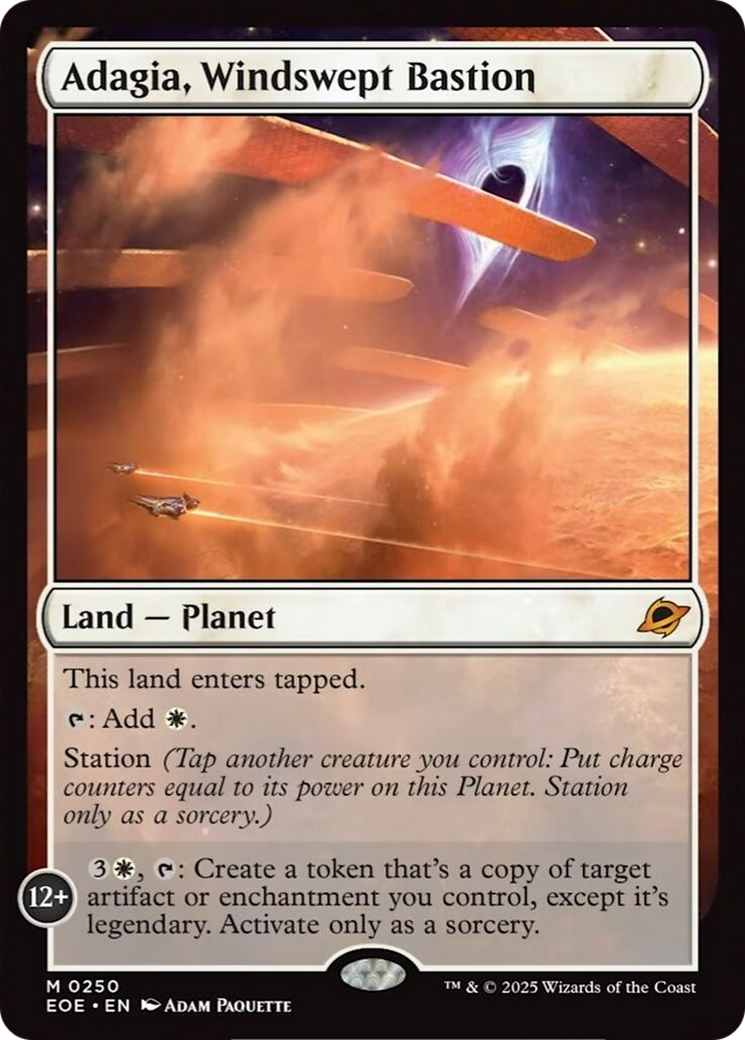 Adagia, Windswept Bastion [Edge of Eternities] | Devastation Store