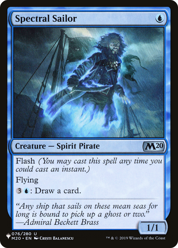 Spectral Sailor [The List Reprints] | Devastation Store