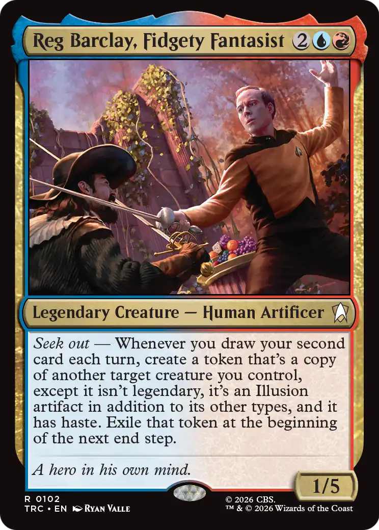 Reg Barclay, Fidgety Fantasist (Surge Foil) [Star Trek Commander] | Devastation Store