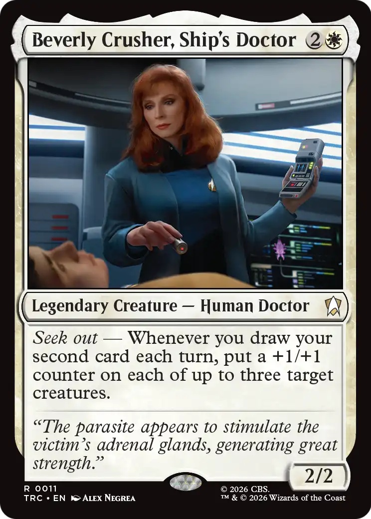 Beverly Crusher, Ship's Doctor (Surge Foil) [Star Trek Commander] | Devastation Store