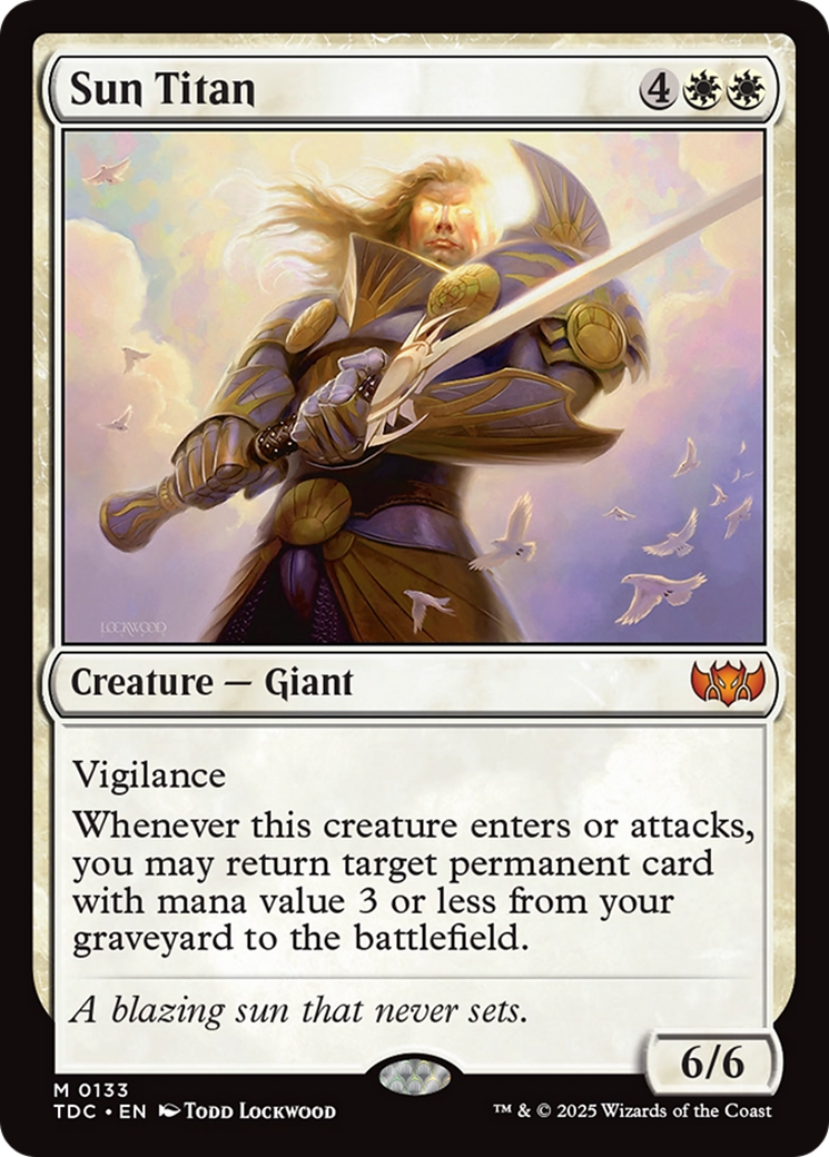 Sun Titan [Tarkir: Dragonstorm Commander] | Devastation Store
