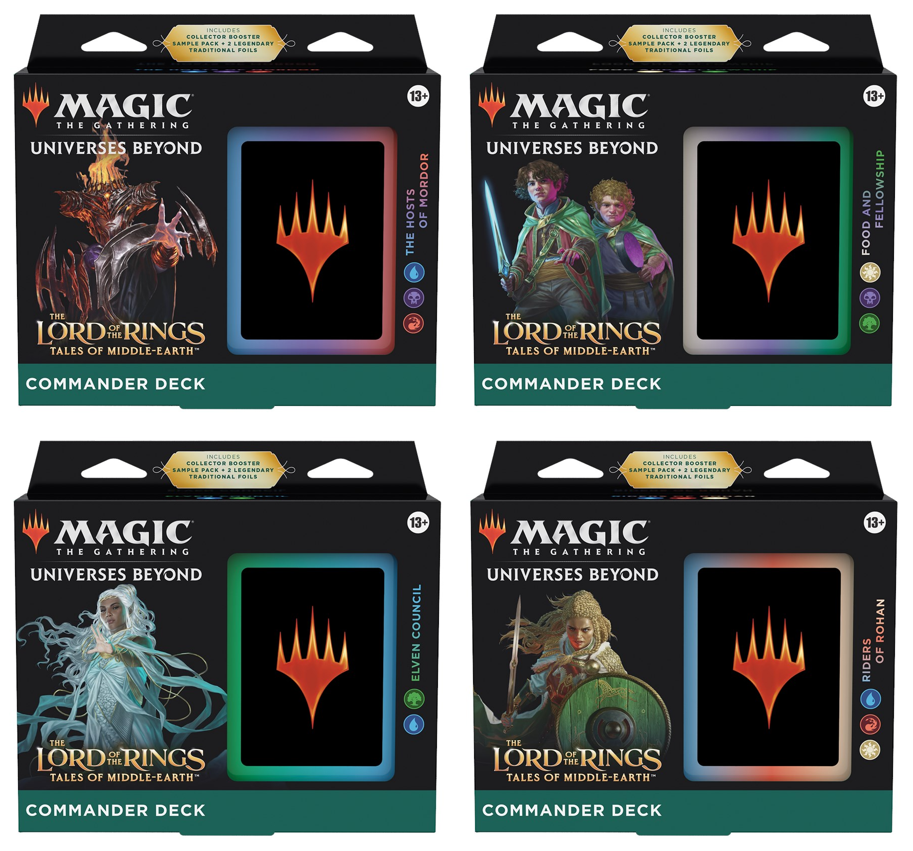 The Lord of the Rings: Tales of Middle-earth - Commander Deck Display | Devastation Store