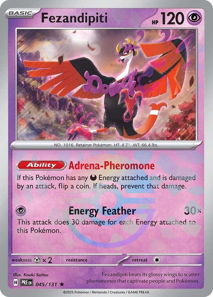 Fezandipiti (045/131) (Poke Ball Pattern) [Scarlet & Violet: Prismatic Evolutions] | Devastation Store