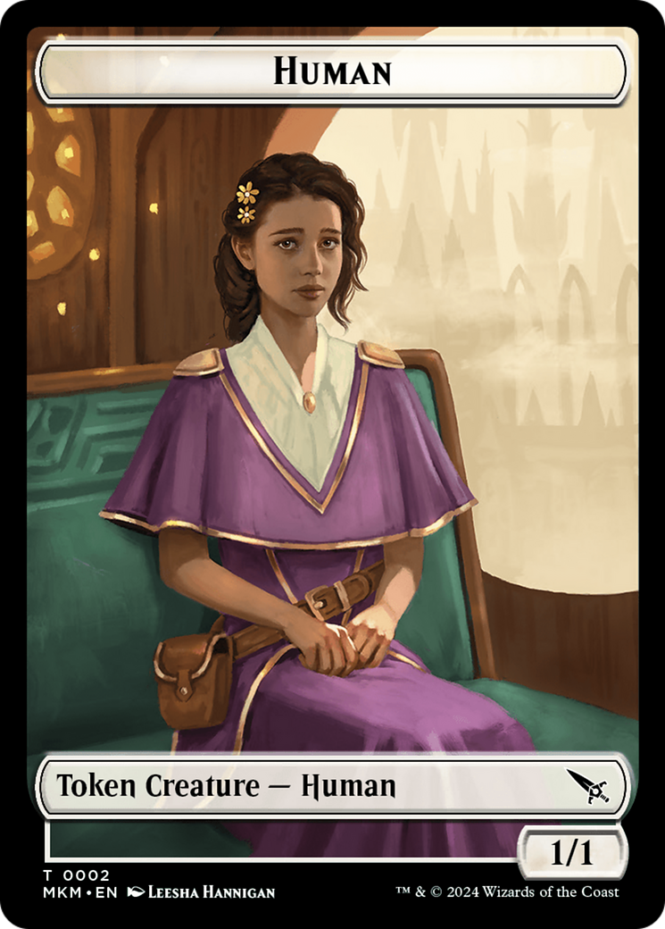 Human Token [Murders at Karlov Manor Tokens] | Devastation Store