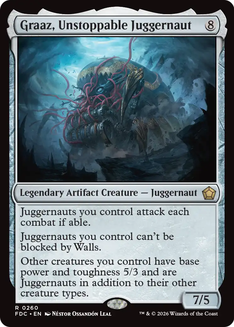 Graaz, Unstoppable Juggernaut [Foundations Commander] | Devastation Store