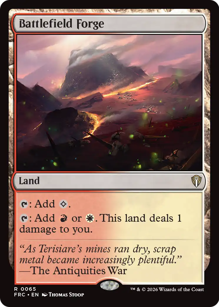 Battlefield Forge [Reality Fracture Commander] | Devastation Store