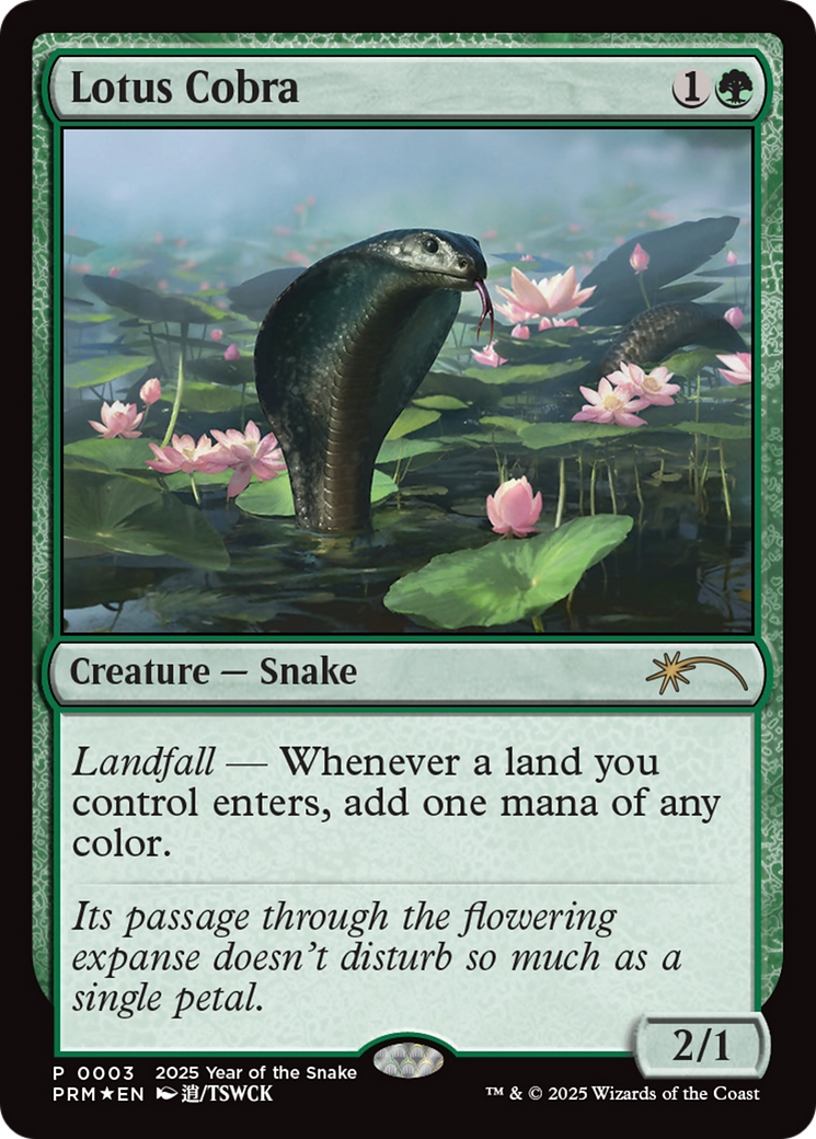 Lotus Cobra (Year of the Snake 2025) [Standard Showdown Promos] | Devastation Store