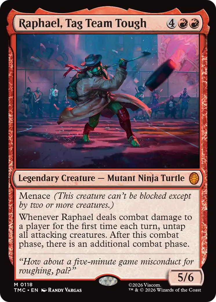 Raphael, Tag Team Tough [Teenage Mutant Ninja Turtles Commander] | Devastation Store