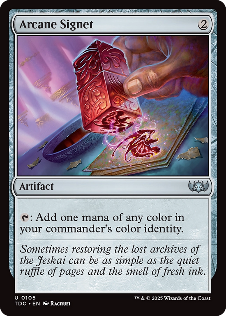 Arcane Signet [Tarkir: Dragonstorm Commander] | Devastation Store