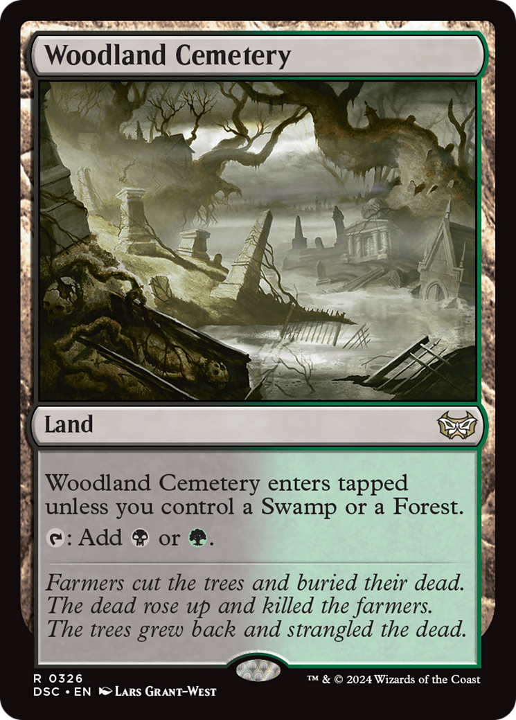 Woodland Cemetery [Duskmourn: House of Horror Commander] | Devastation Store