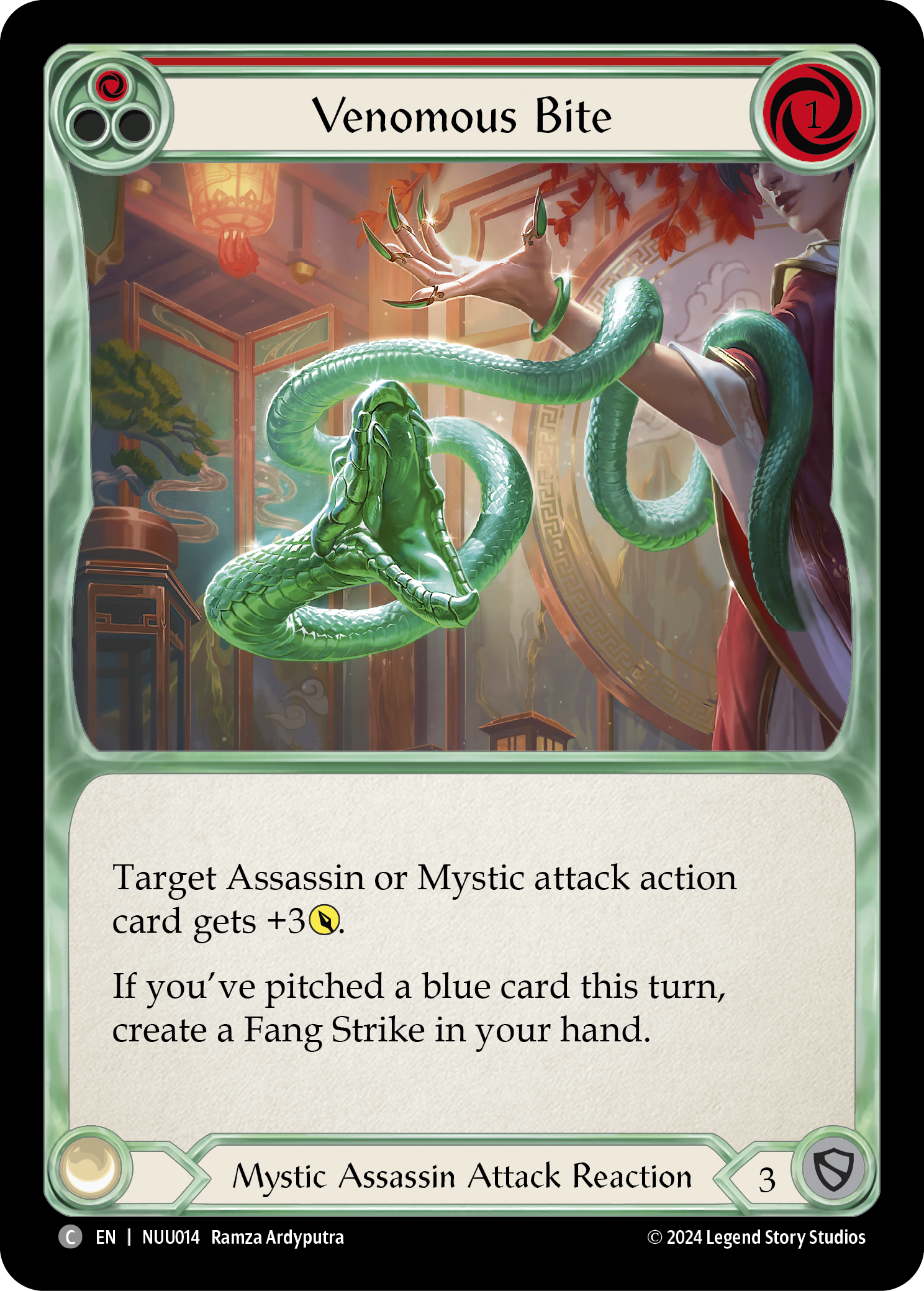 Venomous Bite [NUU014] (Part the Mistveil Nuu Blitz Deck) | Devastation Store