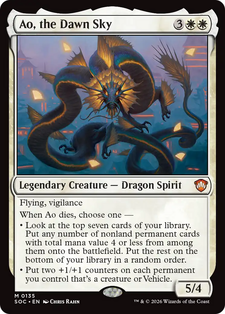 Ao, the Dawn Sky [Secrets of Strixhaven Commander] | Devastation Store
