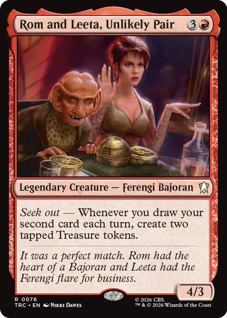 Rom and Leeta, Unlikely Pair (Surge Foil) [Star Trek Commander] | Devastation Store