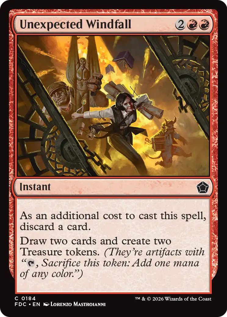 Unexpected Windfall [Foundations Commander] | Devastation Store