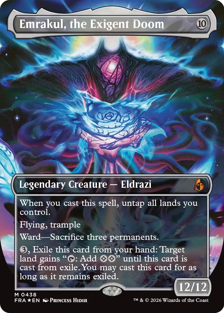 Emrakul, the Exigent Doom (Borderless) [Reality Fracture] | Devastation Store