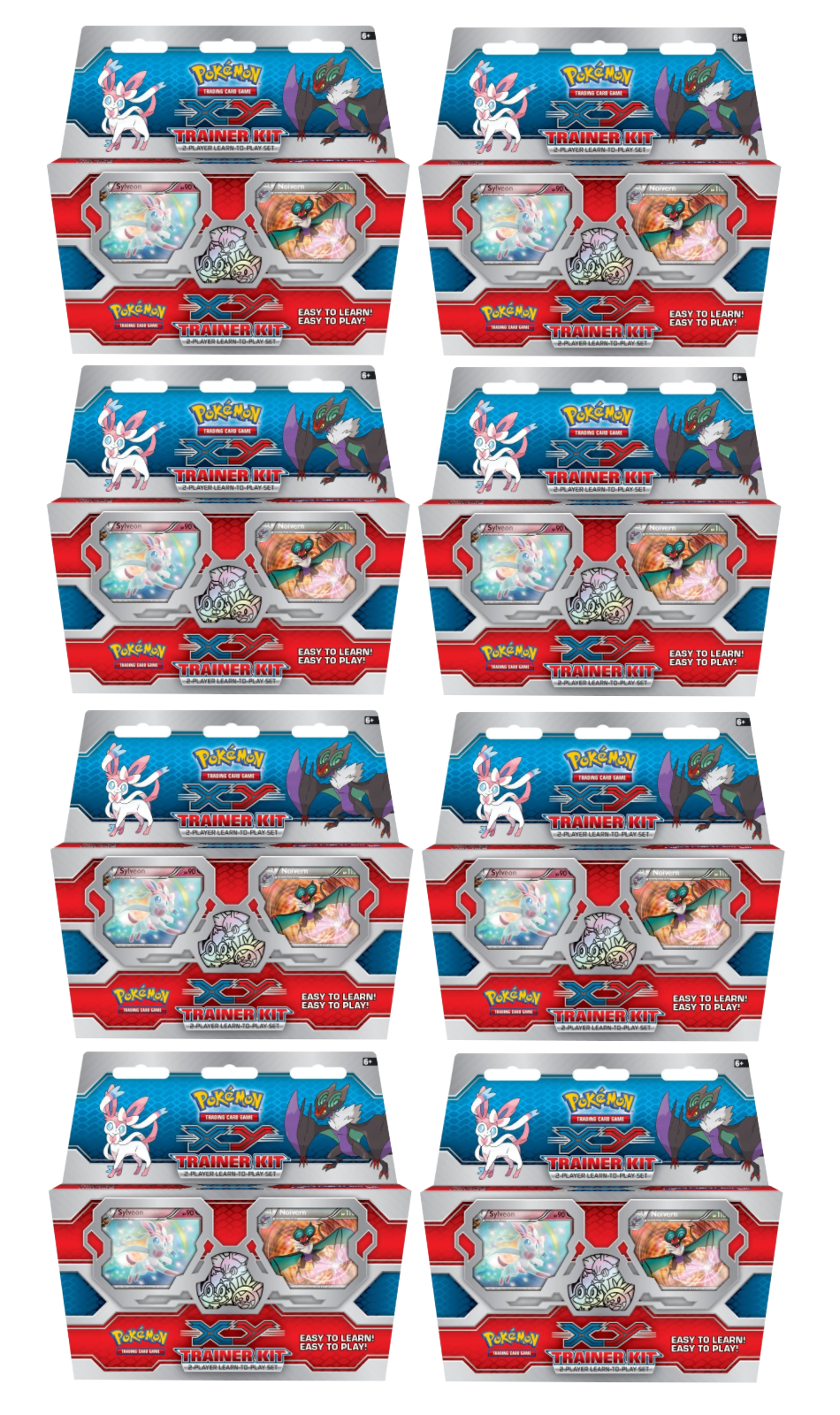 XY: Trainer Kit - 2-Player Learn-to-Play Set Display (Sylveon & Noivern) | Devastation Store