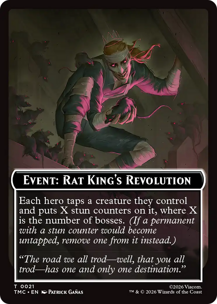 Event: Rat King's Revolution [Teenage Mutant Ninja Turtles Commander Tokens] | Devastation Store