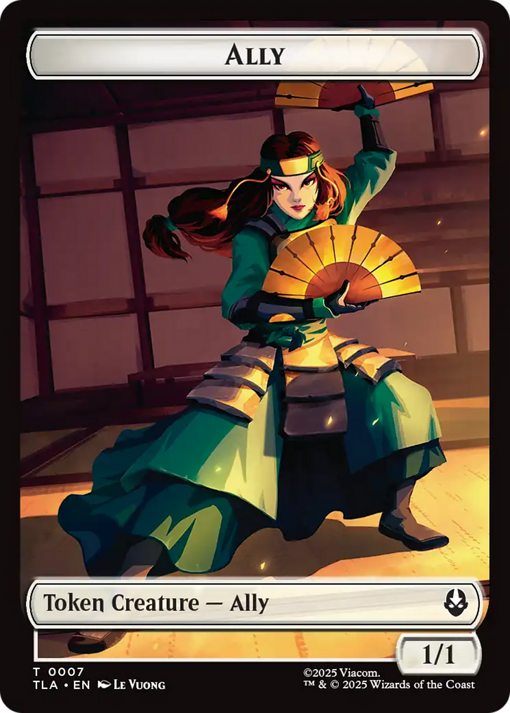 Food (0020) // Ally (0007) Double-Sided Token [Avatar: The Last Airbender Tokens] | Devastation Store