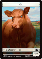Ox (007) // Construct (014) Double-Sided Token [Marvel Super Heroes Commander Tokens] | Devastation Store