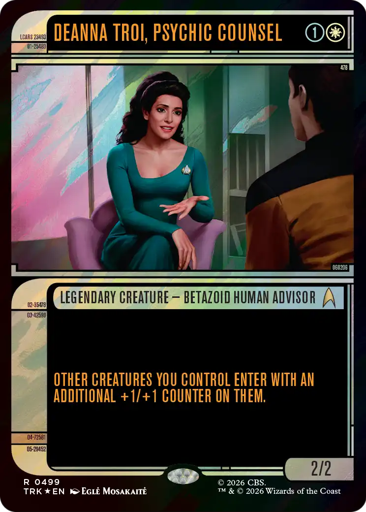 Deanna Troi, Psychic Counsel (Showcase) (Surge Foil) [Star Trek] | Devastation Store