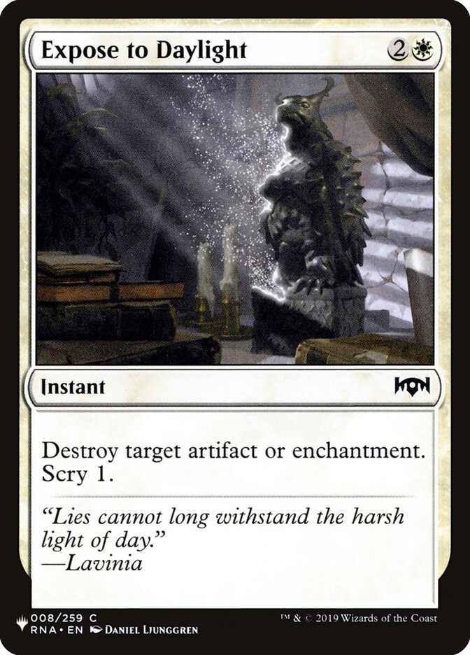 Expose to Daylight [The List] | Devastation Store