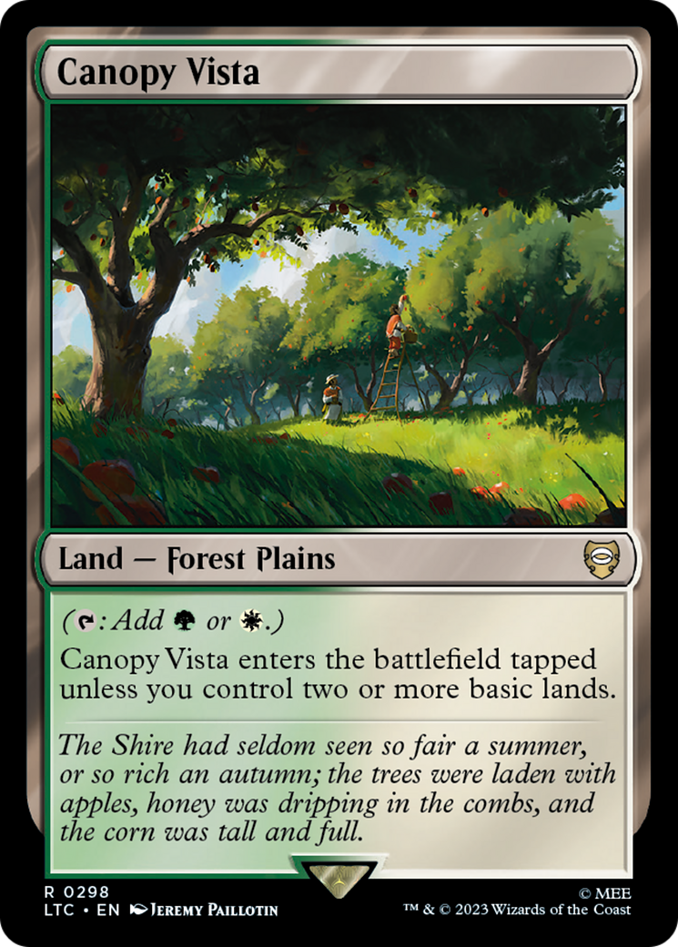 Canopy Vista [The Lord of the Rings: Tales of Middle-Earth Commander] | Devastation Store