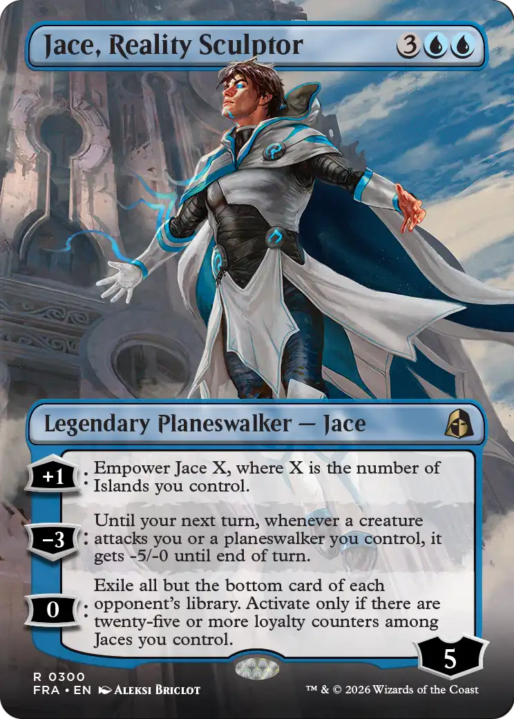 Jace, Reality Sculptor (Borderless) [Reality Fracture] | Devastation Store