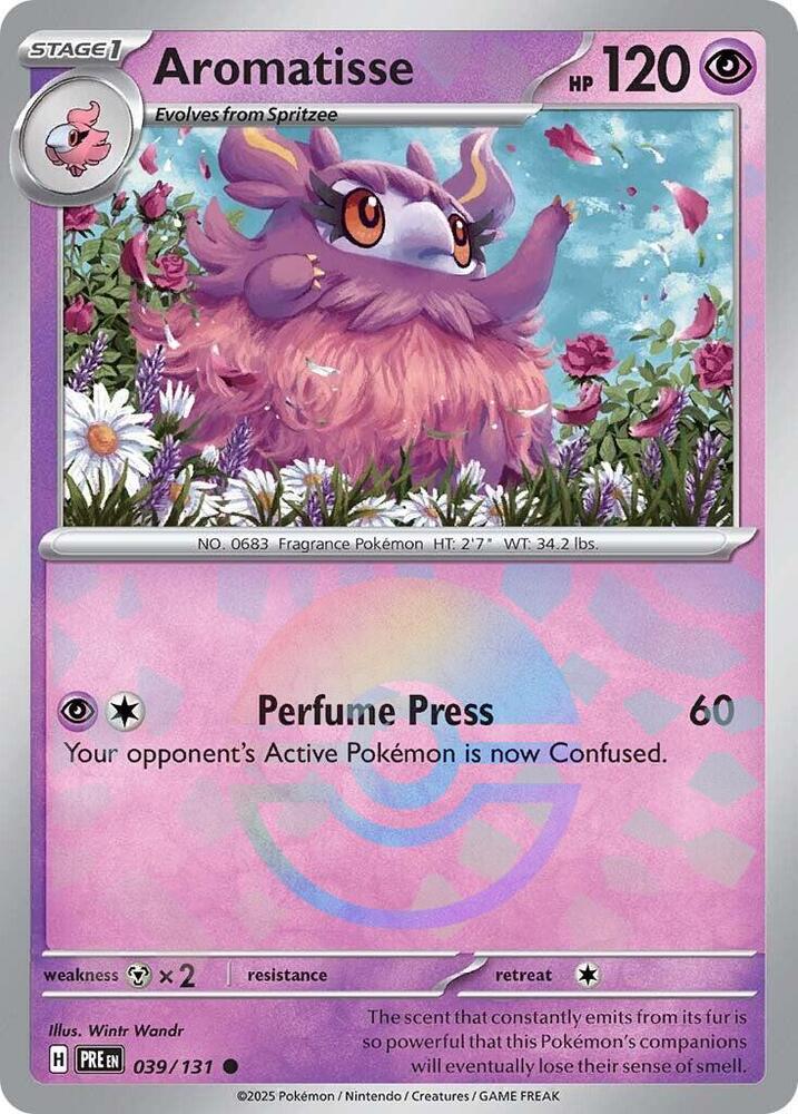 Aromatisse (039/131) (Poke Ball Pattern) [Scarlet & Violet: Prismatic Evolutions] | Devastation Store