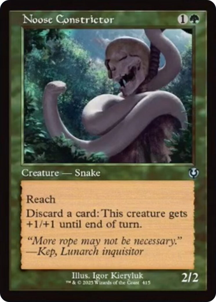 Noose Constrictor (Retro Frame) [Innistrad Remastered] | Devastation Store
