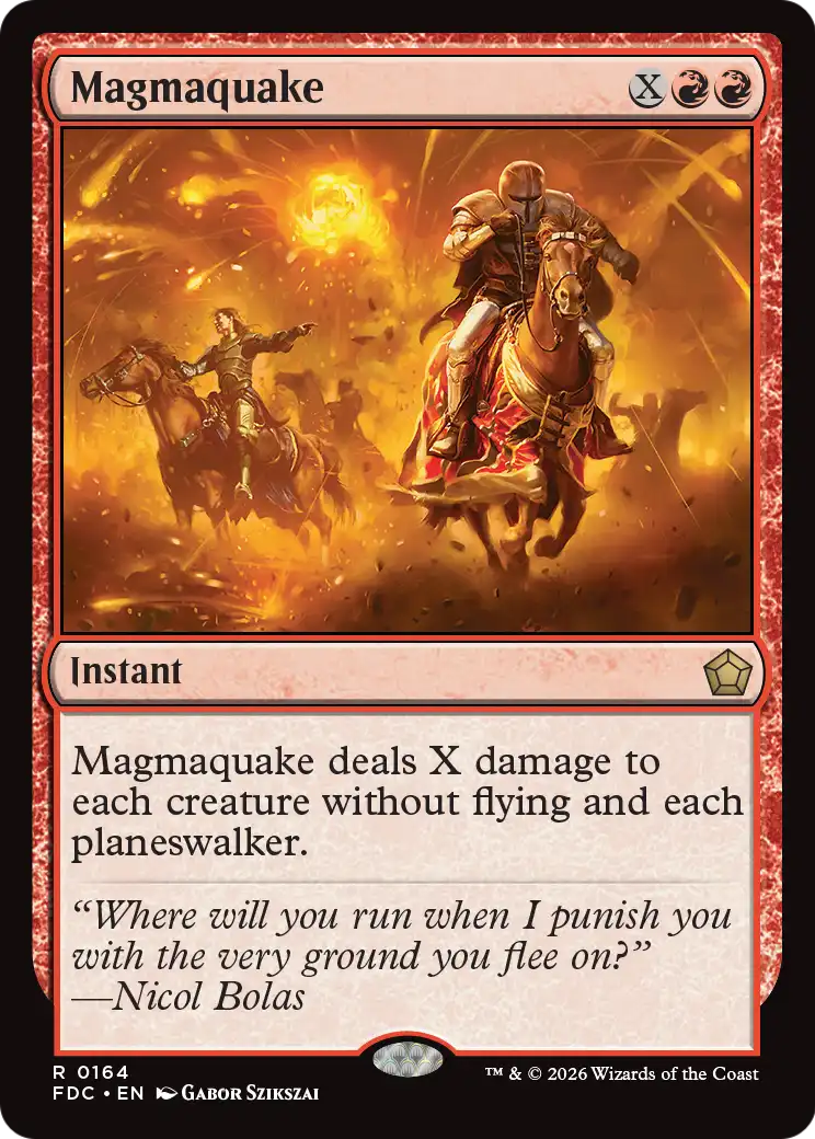 Magmaquake [Foundations Commander] | Devastation Store