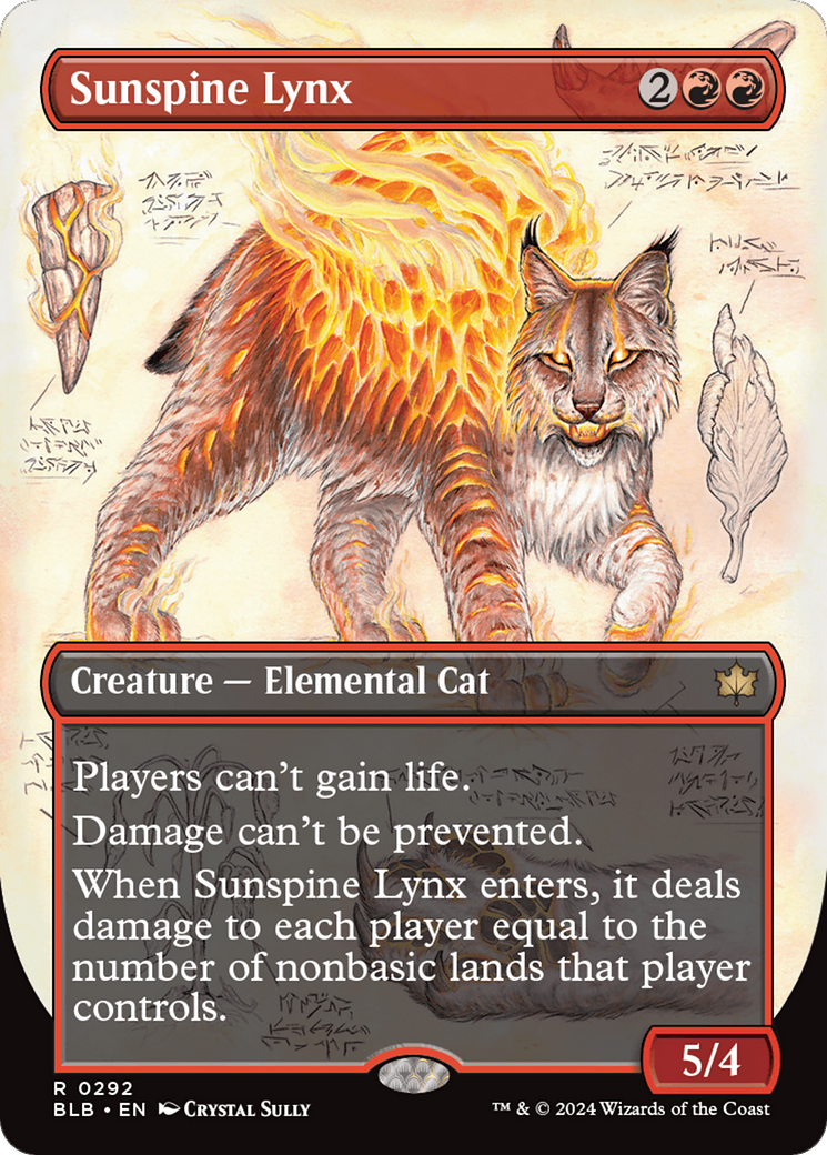 Sunspine Lynx (Borderless) [Bloomburrow] | Devastation Store
