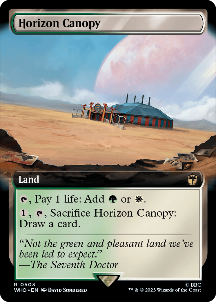 Horizon Canopy (Extended Art) [Doctor Who] | Devastation Store