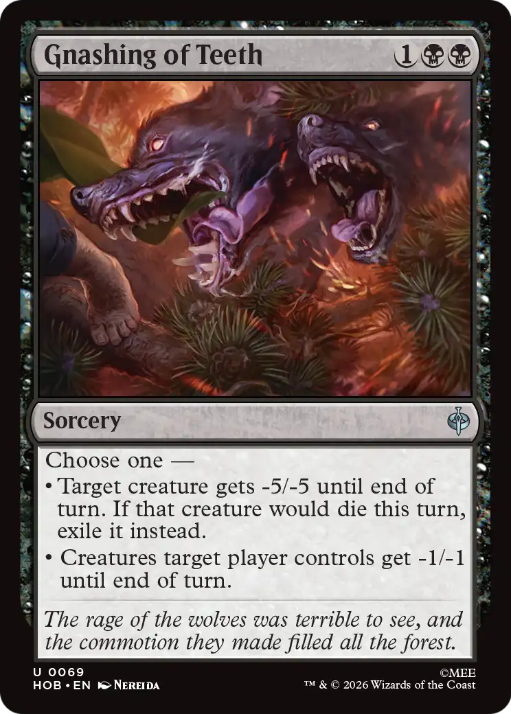 Gnashing of Teeth [The Hobbit] | Devastation Store