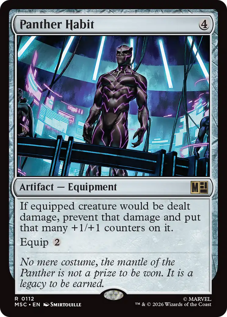 Panther Habit (Surge Foil) [Marvel Super Heroes Commander] | Devastation Store