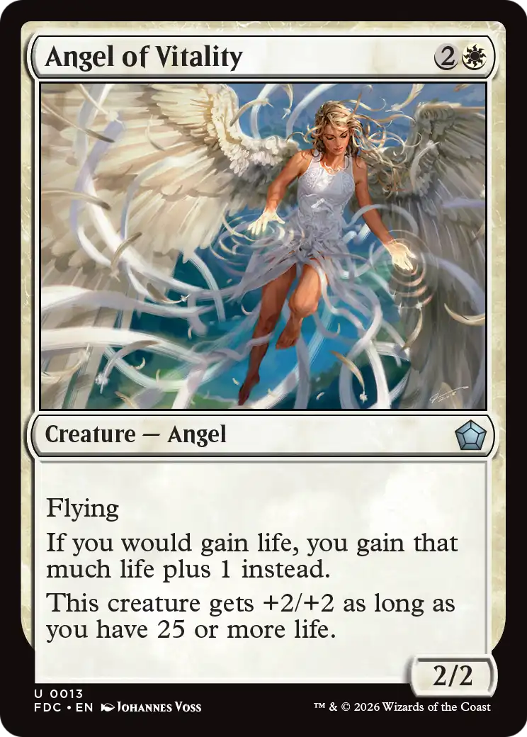 Angel of Vitality [Foundations Commander] | Devastation Store