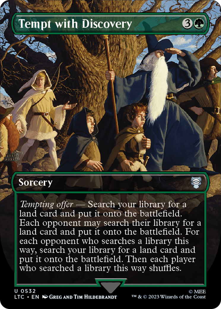 Tempt with Discovery (Borderless) [The Lord of the Rings: Tales of Middle-Earth Commander] | Devastation Store