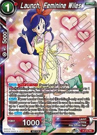 Launch, Feminine Wiles (Unison Warrior Series Tournament Pack Vol.3) (P-274) [Tournament Promotion Cards] | Devastation Store