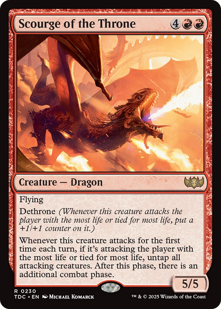 Scourge of the Throne [Tarkir: Dragonstorm Commander] | Devastation Store