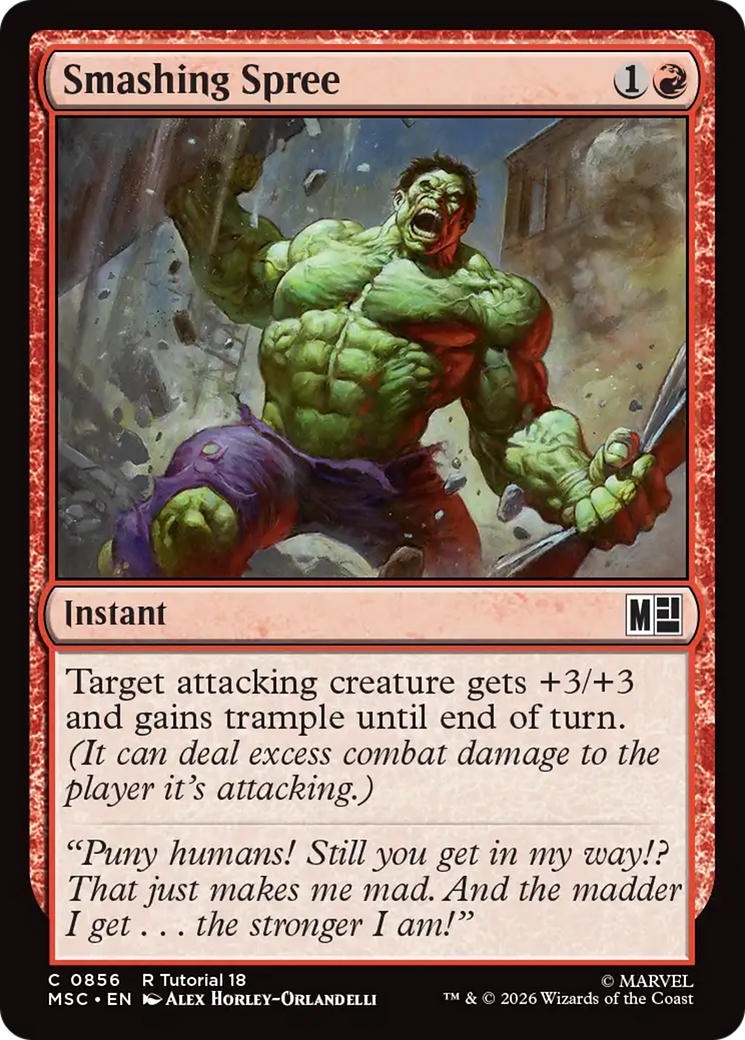 Smashing Spree (0856) [Marvel Super Heroes Commander] | Devastation Store