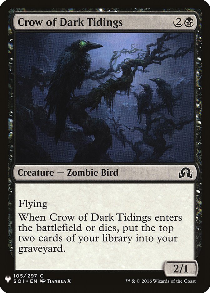 Crow of Dark Tidings [Mystery Booster] | Devastation Store