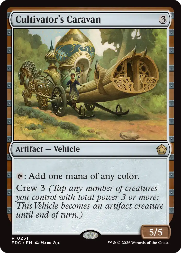 Cultivator's Caravan [Foundations Commander] | Devastation Store