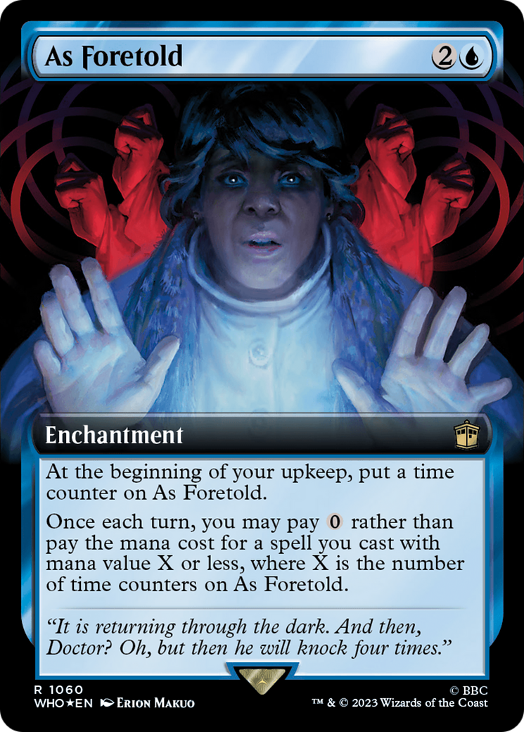 As Foretold (Extended Art) (Surge Foil) [Doctor Who] | Devastation Store