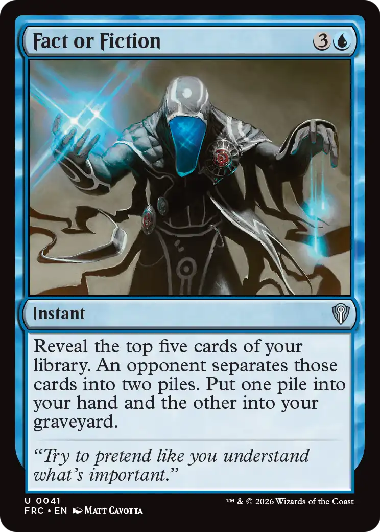 Fact or Fiction [Reality Fracture Commander] | Devastation Store
