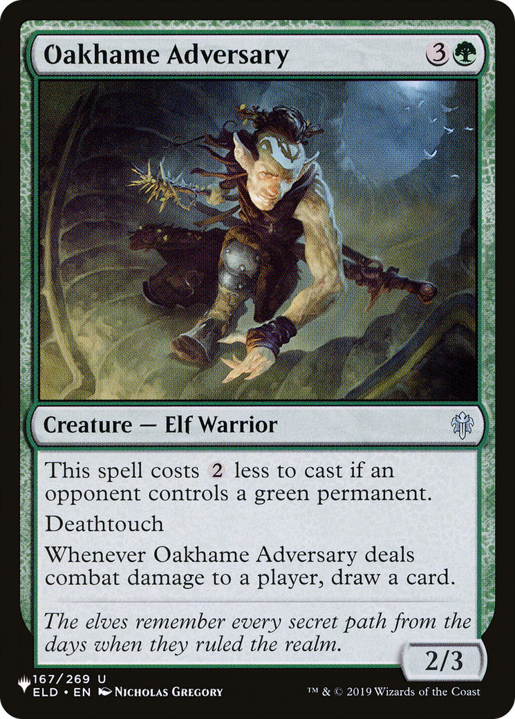 Oakhame Adversary [The List Reprints] | Devastation Store